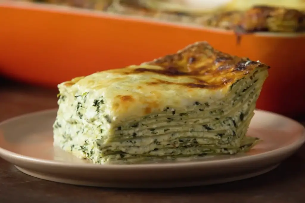 Does traditional lasagna have vegetables