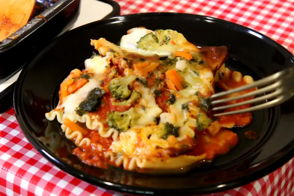 Is Michael Angelo's vegetable lasagna vegetarian?