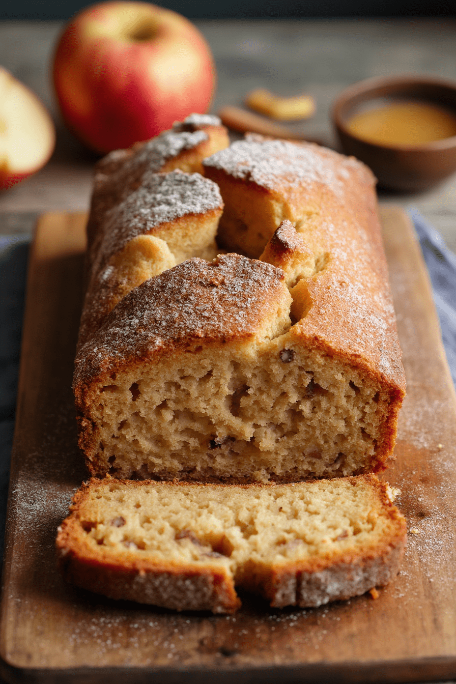 Apple Cider Doughnut Loaf Cake