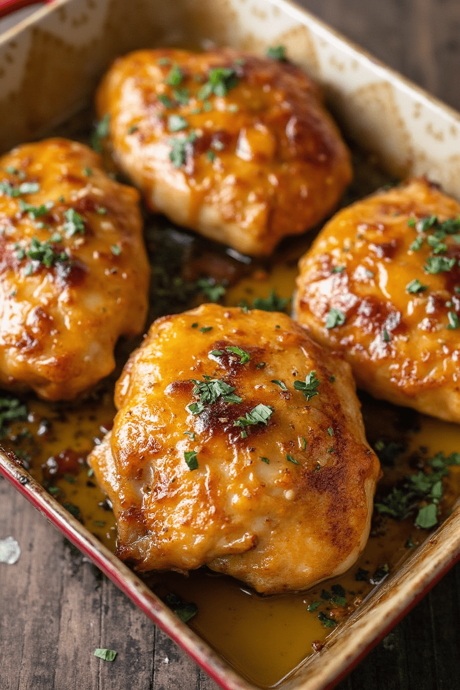 Easy Baked Honey Dijon Chicken Recipe