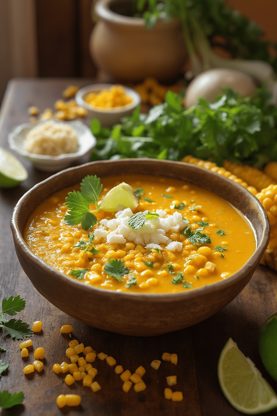 Mexican Street Corn Soup