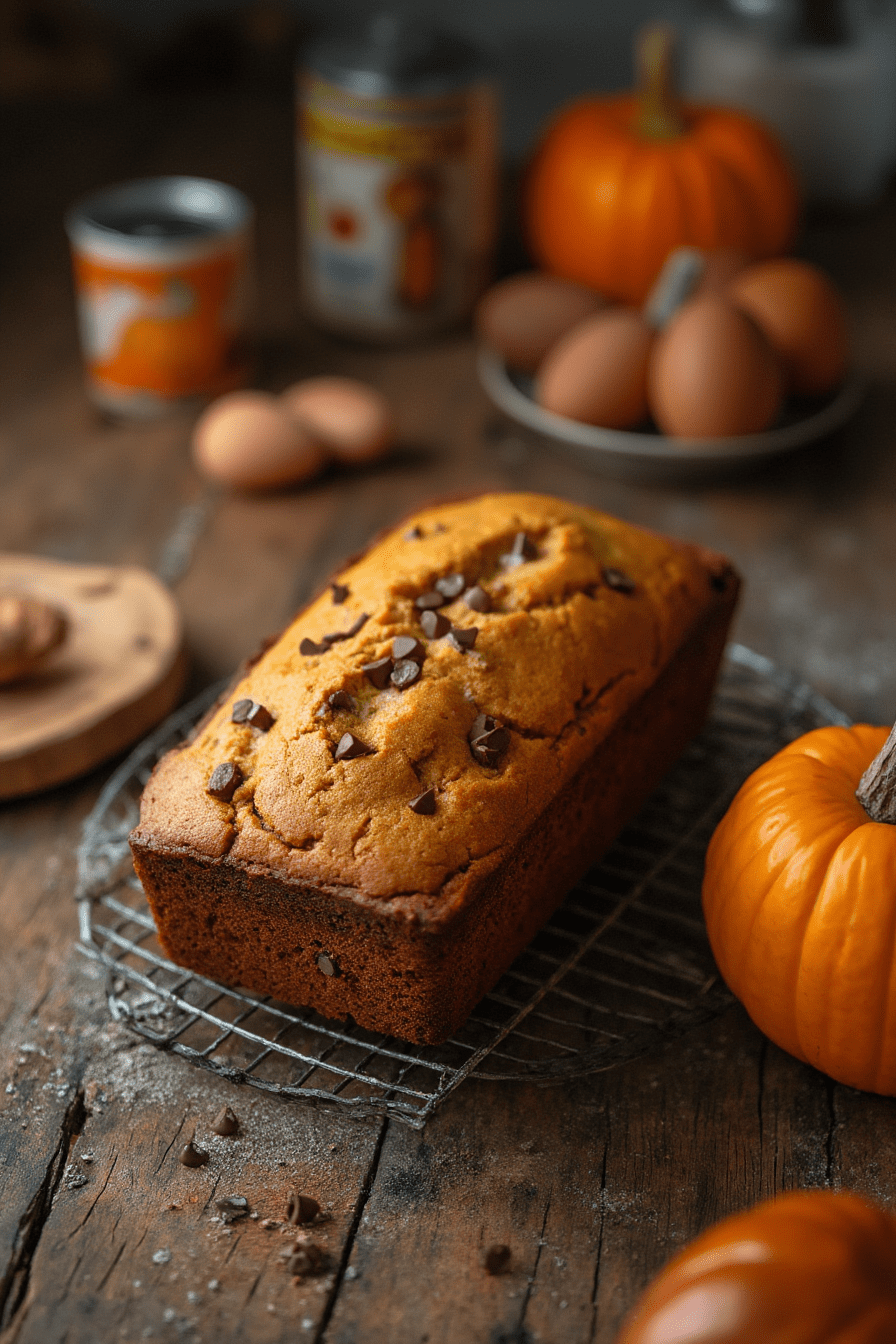 Pumpkin Chocolate Chip Bread