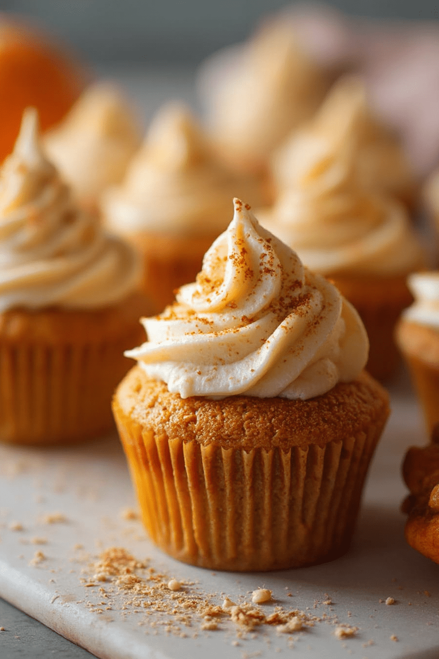 Pumpkin Pie Cupcakes