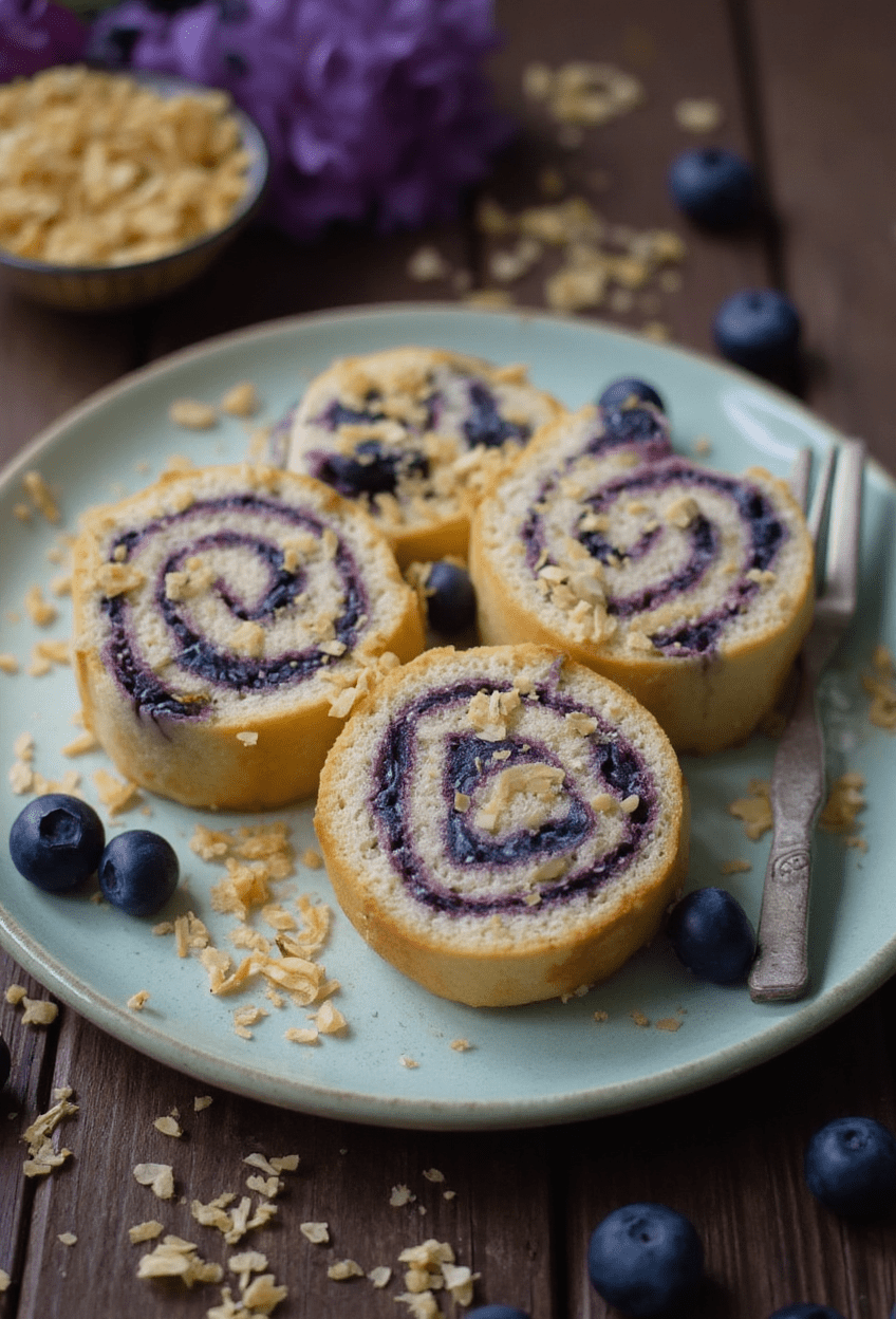 Blueberry Cheesecake Rolls Recipe