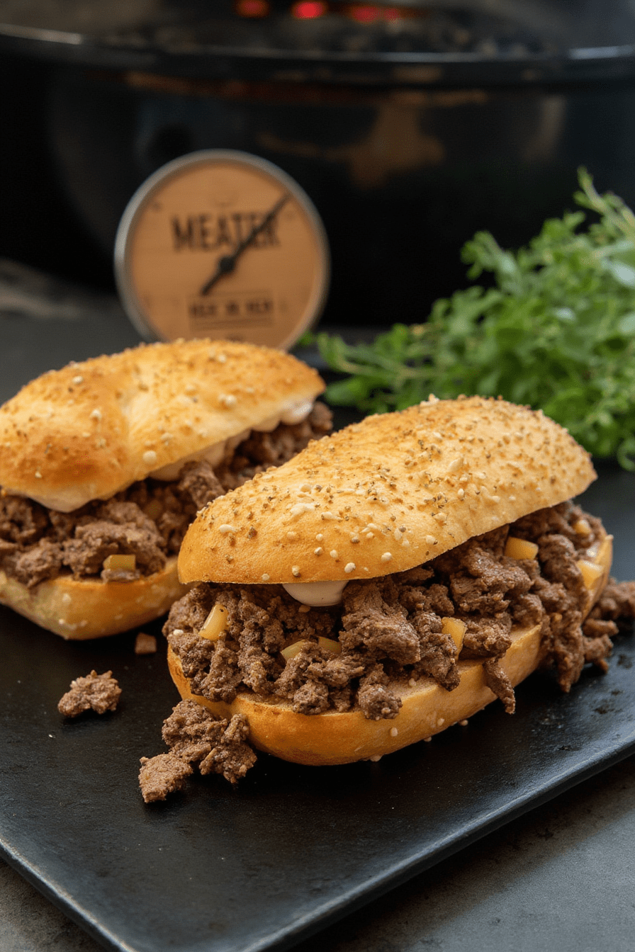 Brisket Cheesesteaks Recipe