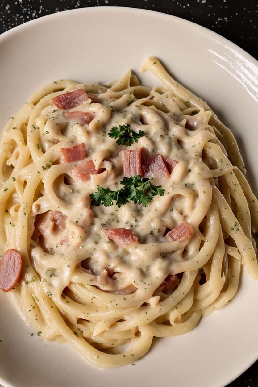 Carbonara Sauce With Cream Recipe