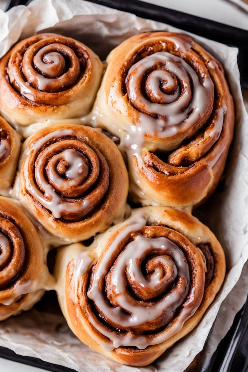 Cinnamon Rolls with Salted Maple Glaze Recipe