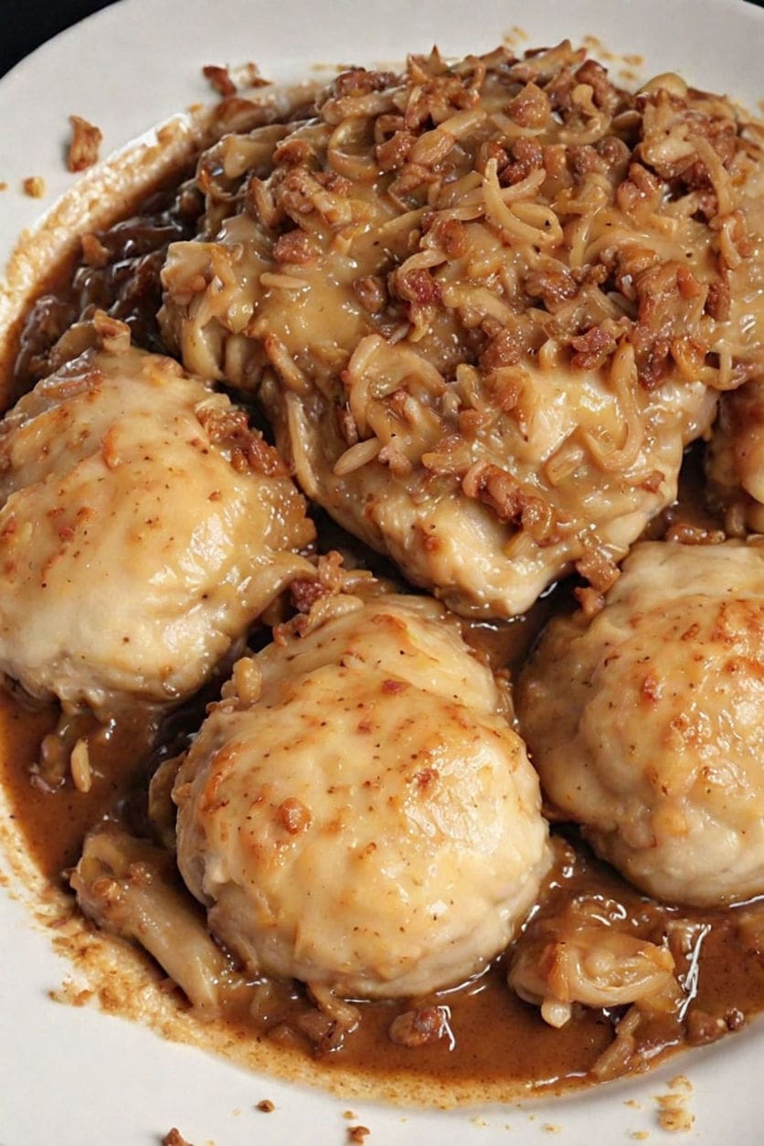Crockpot French Onion Chicken Recipe