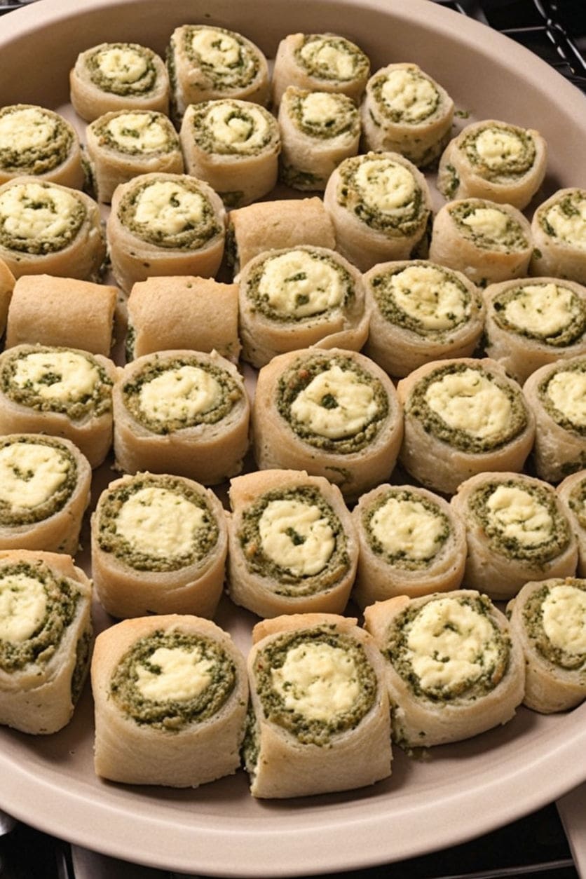 Pesto Feta Rolls Recipe