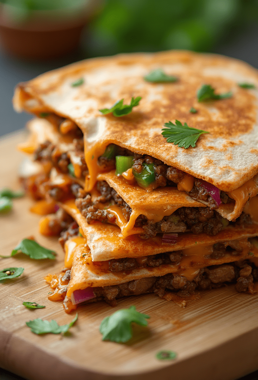 Philly Cheesesteak Quesadillas Recipe
