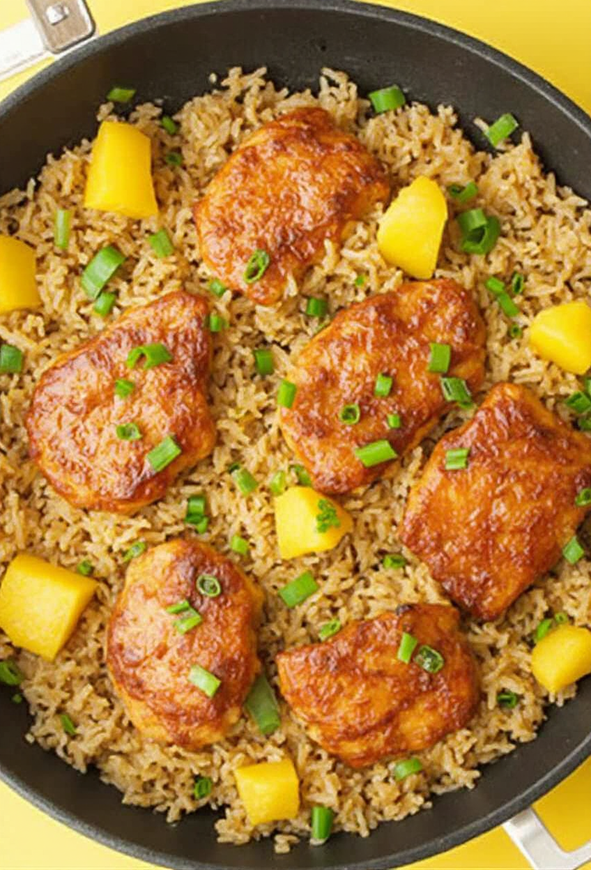 Pineapple Chicken and Rice Recipe