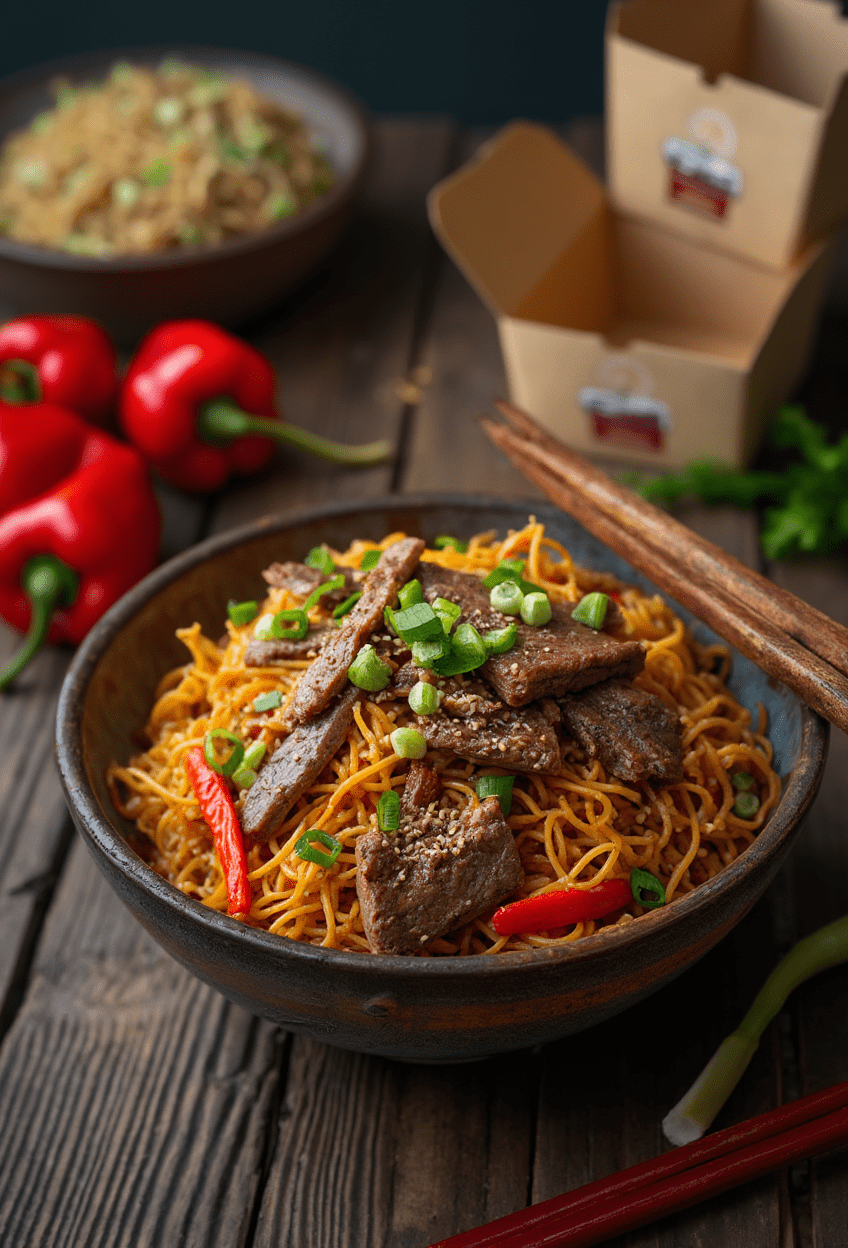 Takeout Beef Lo Mein Recipe