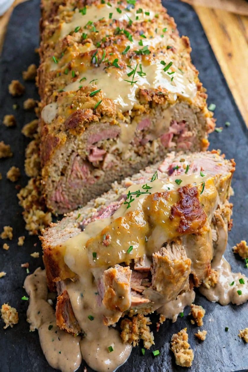 Chicken Cordon Bleu Meatloaf Recipe