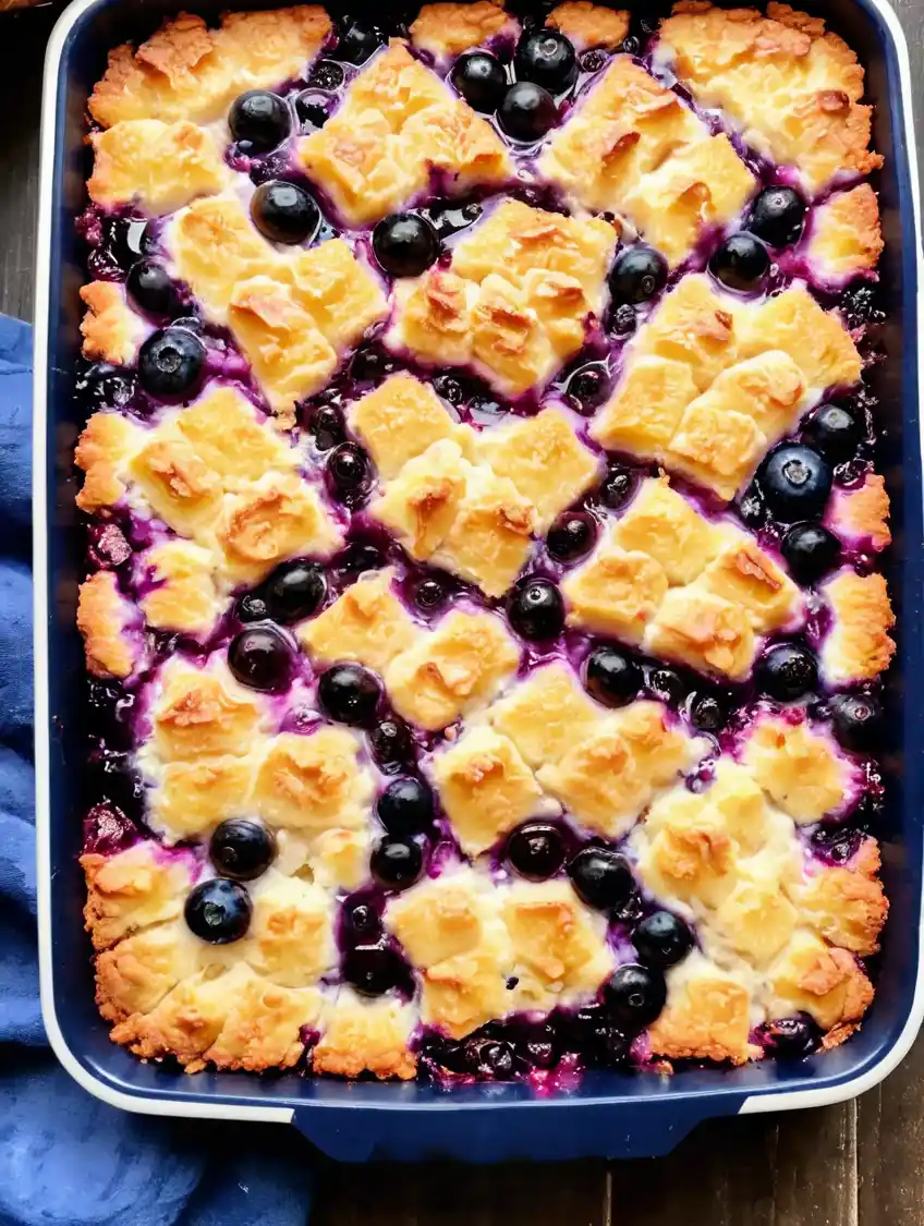 Blueberry Pineapple Dump Cake Recipe