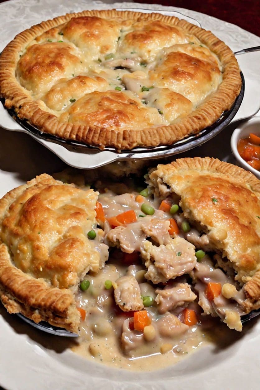 Chicken Pot Pie With Biscuits Recipe