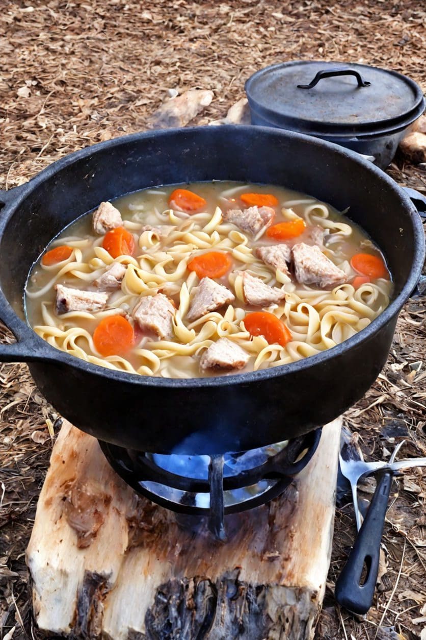 Dutch Oven Chicken Noodle Soup Recipe