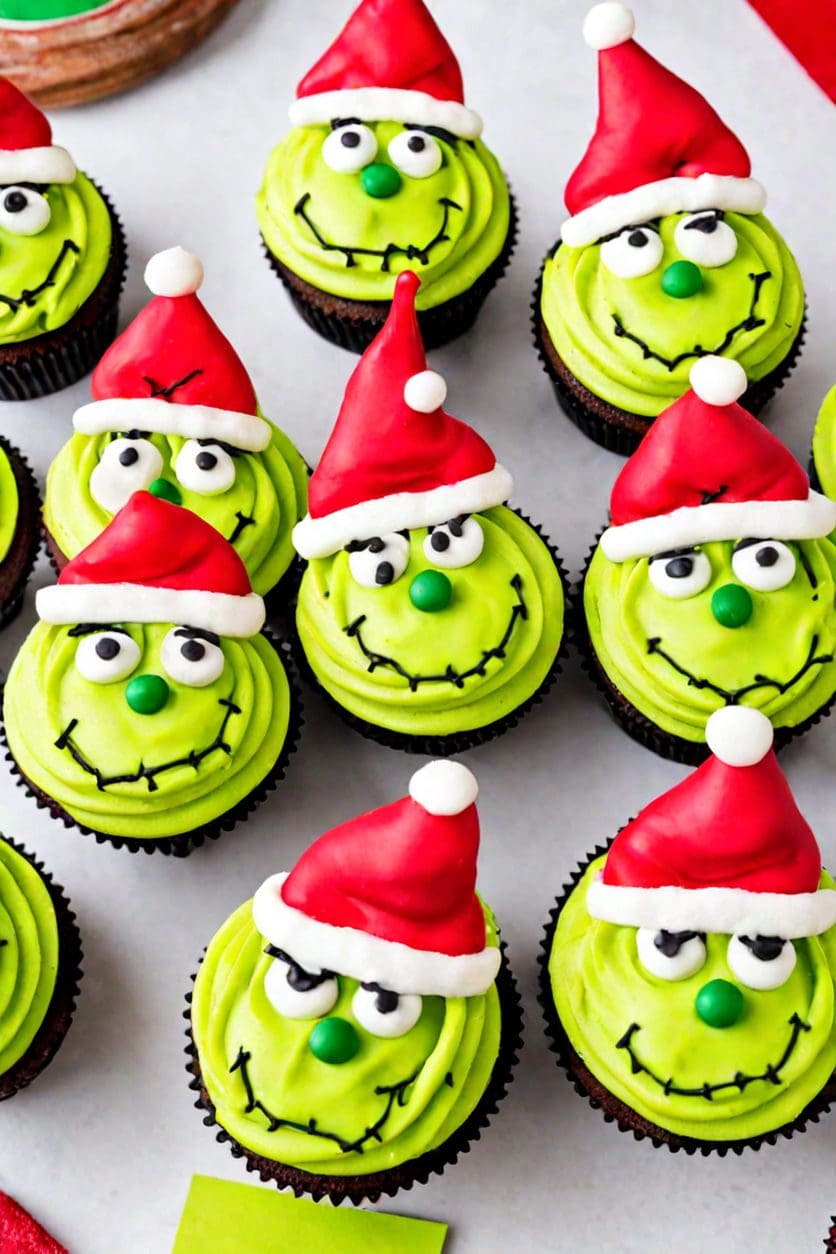 Grinch Cupcakes Recipe