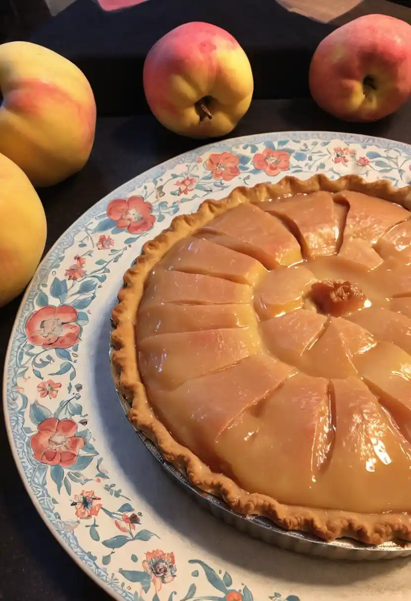 Honey-poached Quince Pie Recipe