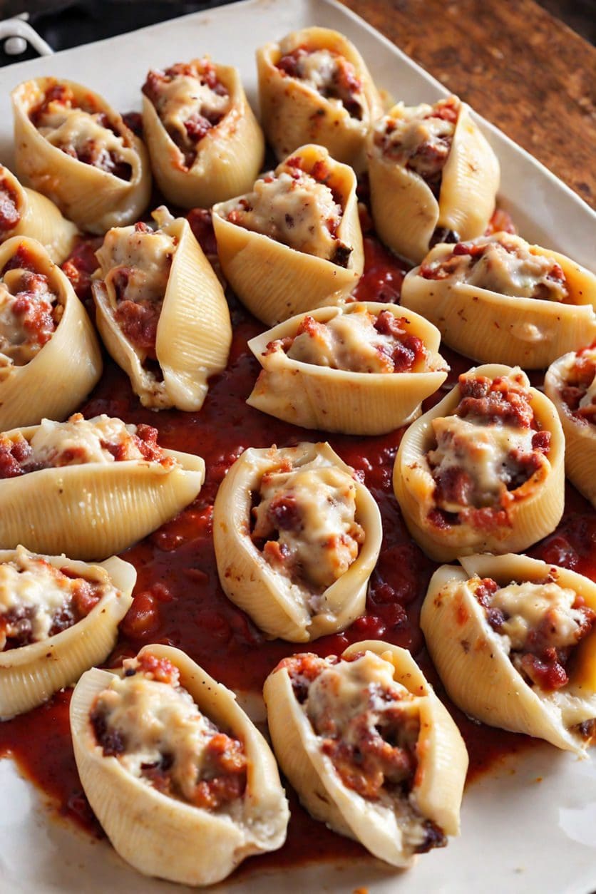 Leftover Thanksgiving Turkey Stuffed Shells Recipe