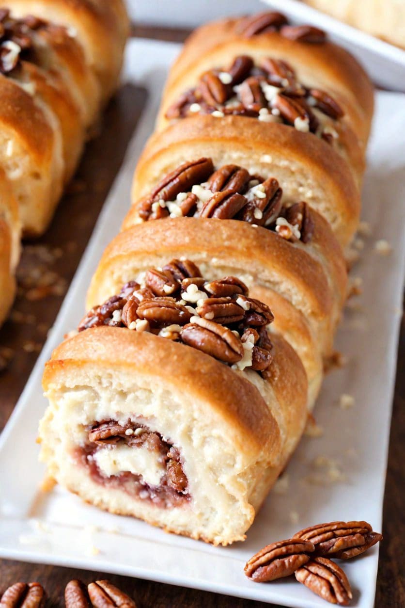 Pecan Cream Cheese Rolls Recipe