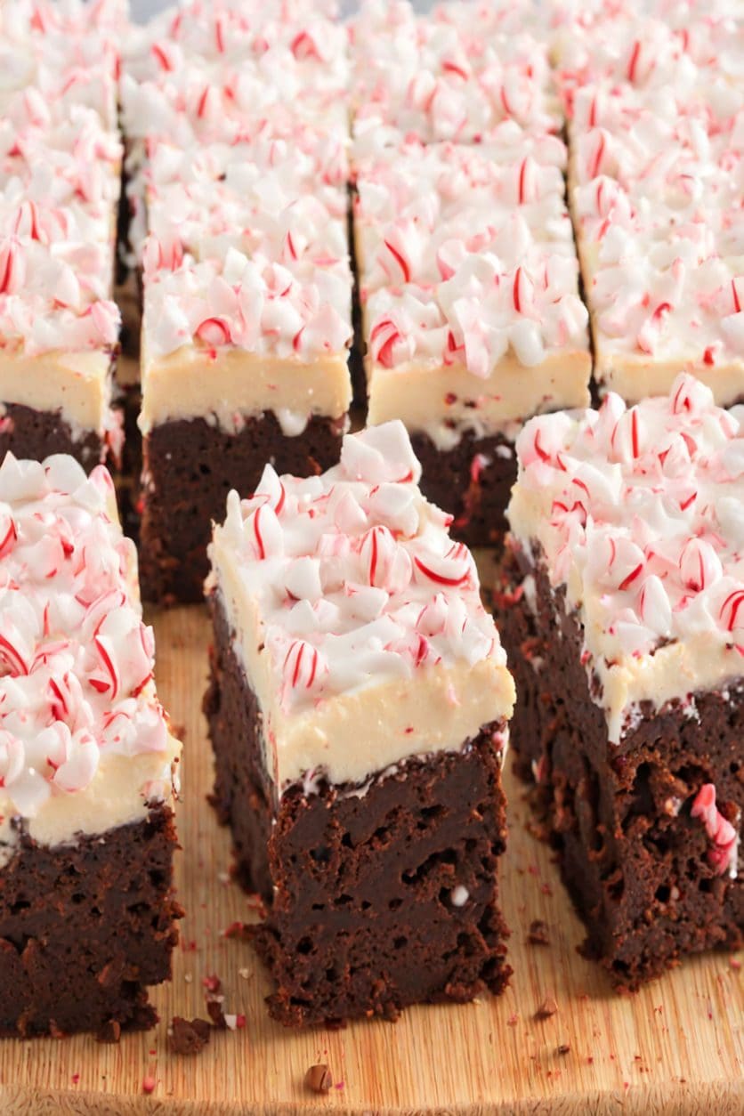 Peppermint Bark Brownies Recipe
