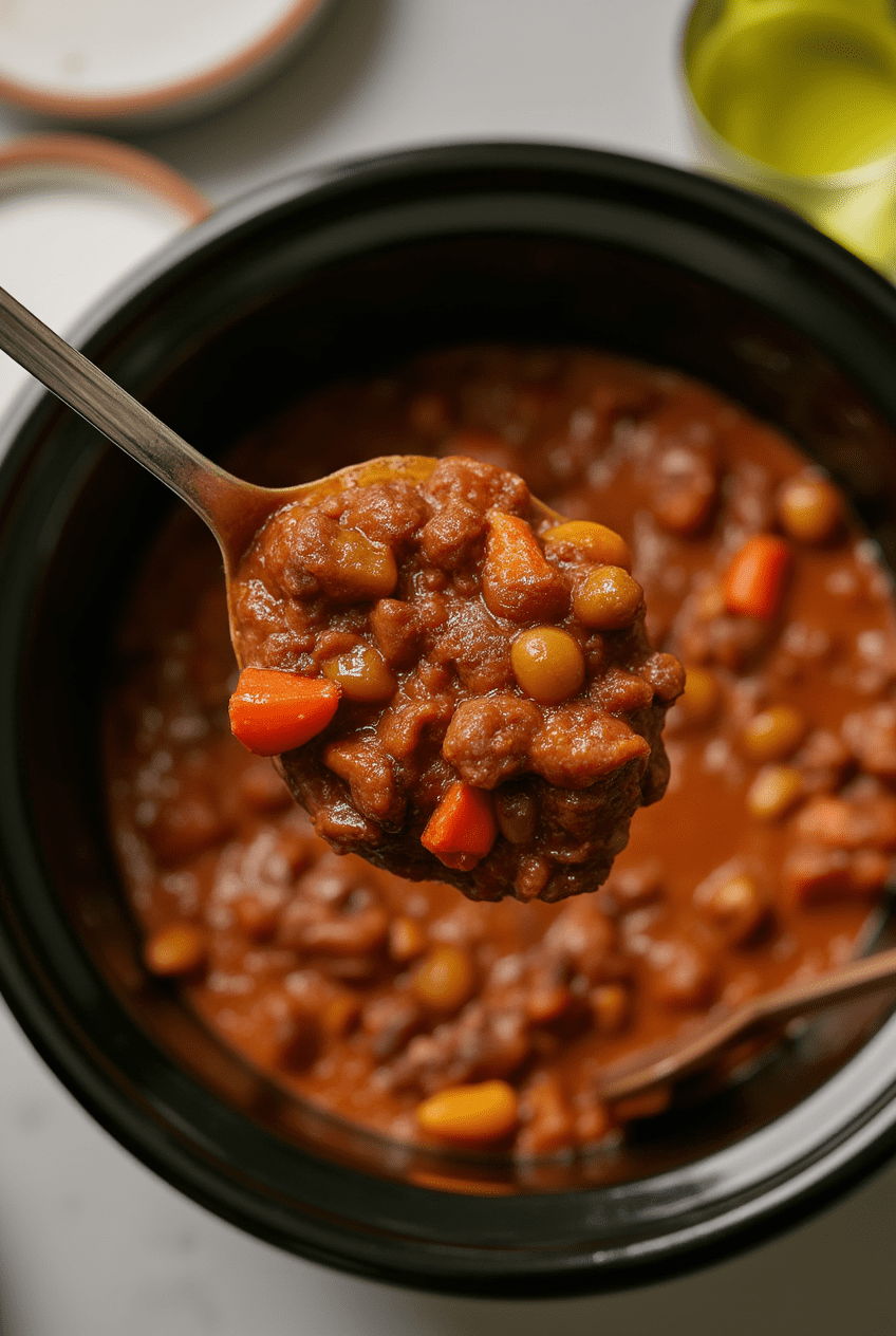 Spicy Chili Crockpot Recipe
