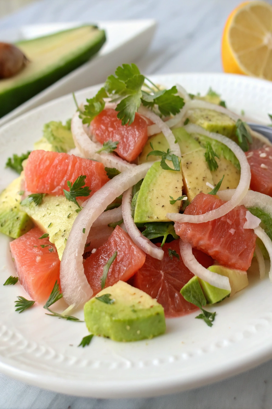 Avocado Grapefruit and Fennel Salad