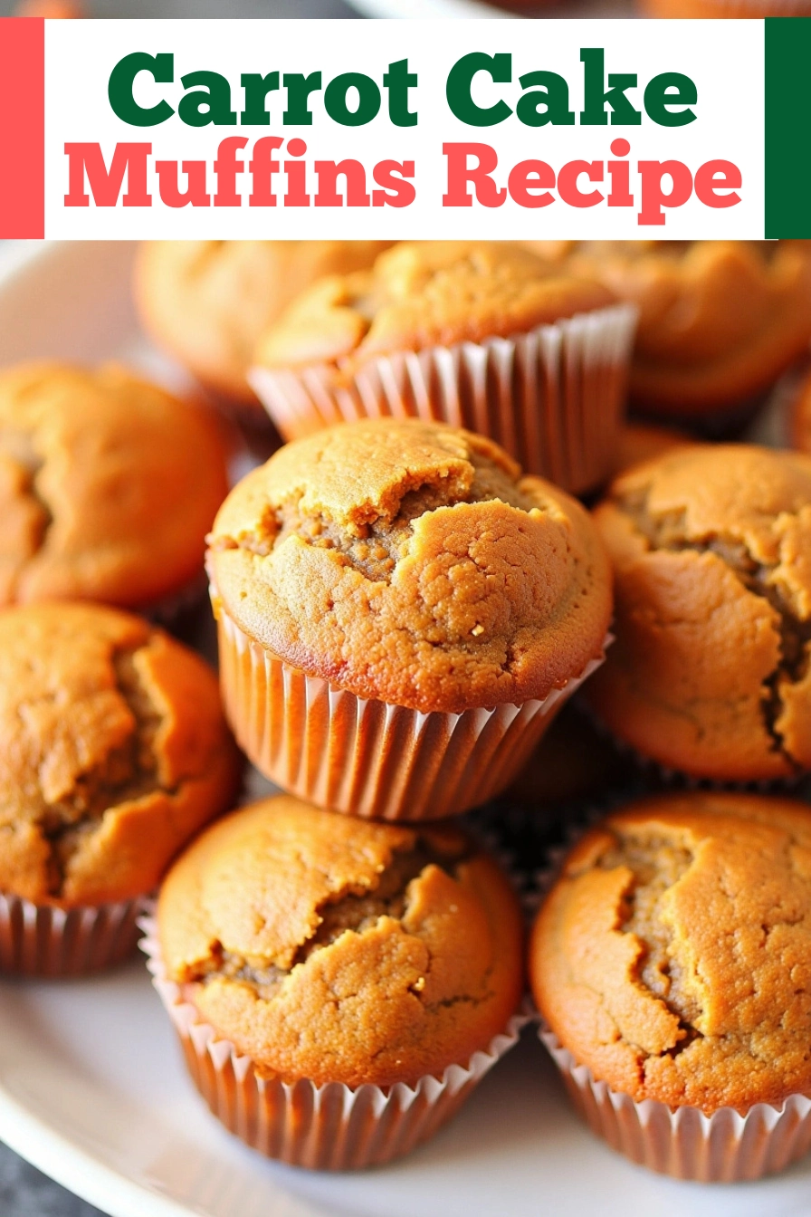 Carrot Cake Muffins Recipe pinterest
