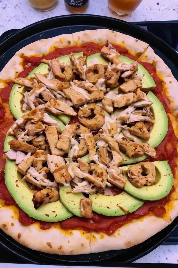Chicken Avocado Pizza Recipe