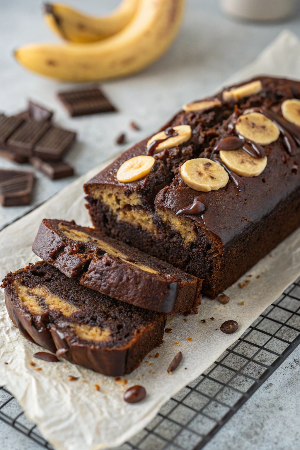 Chocolate Espresso Banana Bread Recipe
