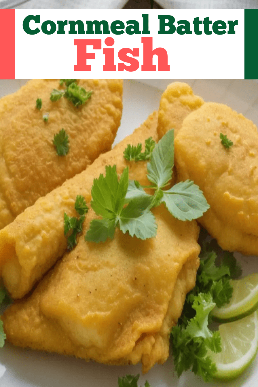 Cornmeal Batter Fish Recipe pinterest