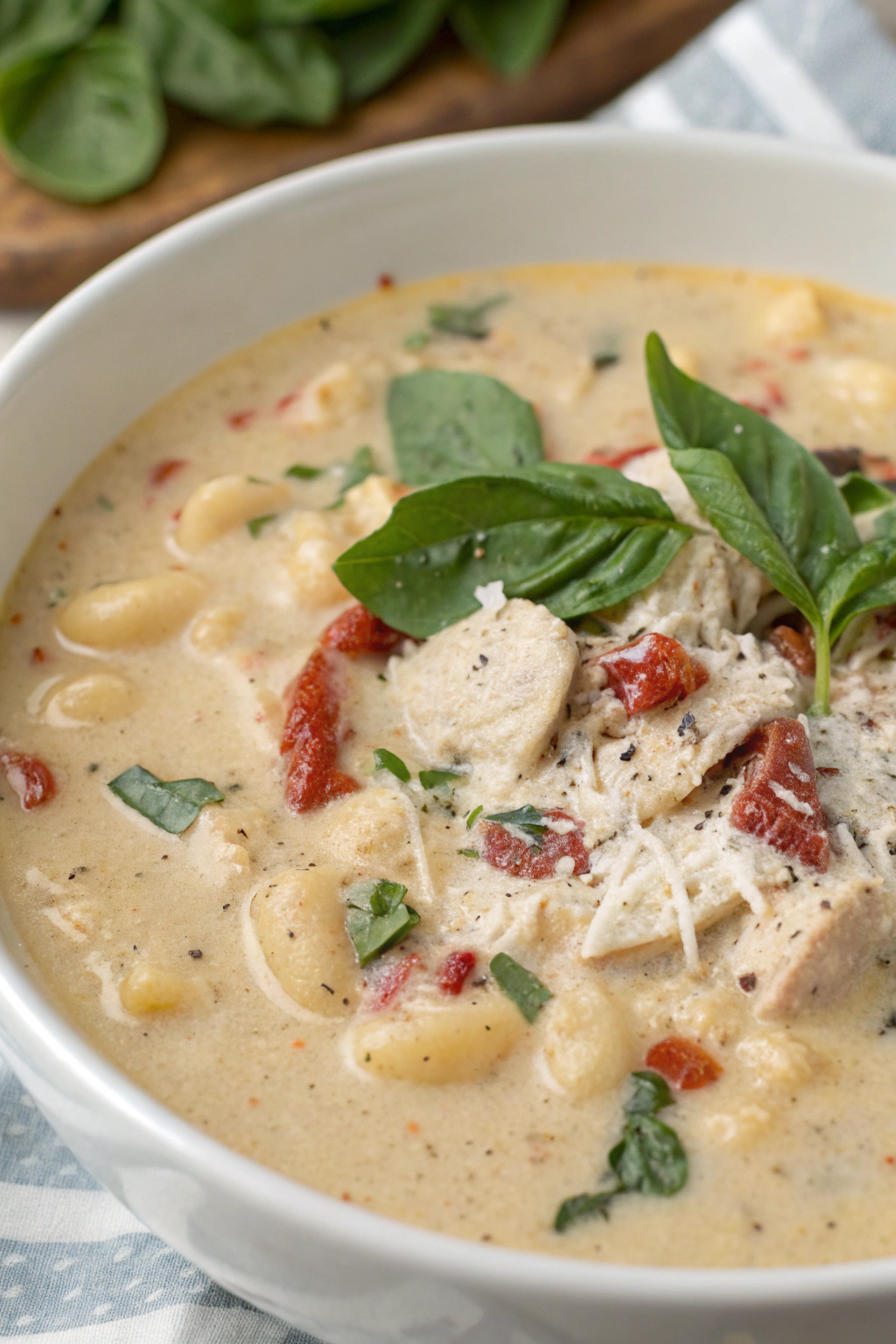 Creamy Chicken Parmesan Soup Recipe