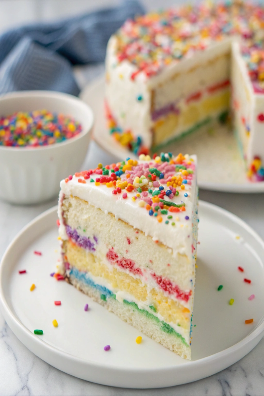 Funfetti Cheesecake Cake Recipe