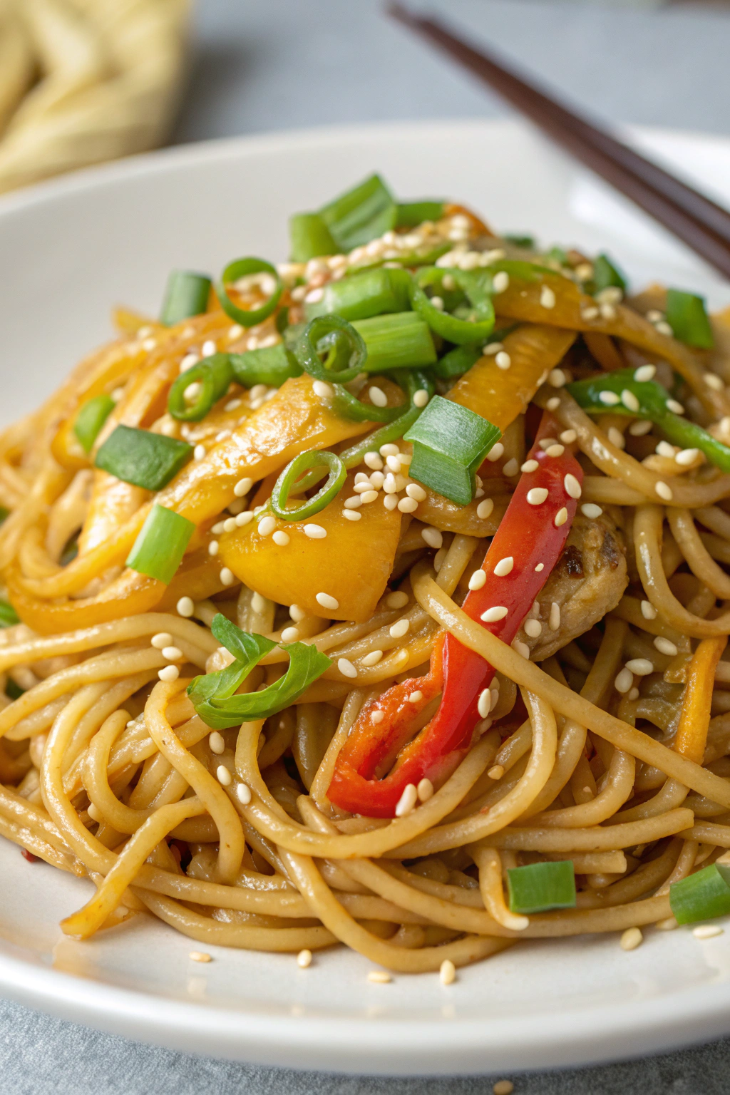 Garlic Sesame Noodles Recipe