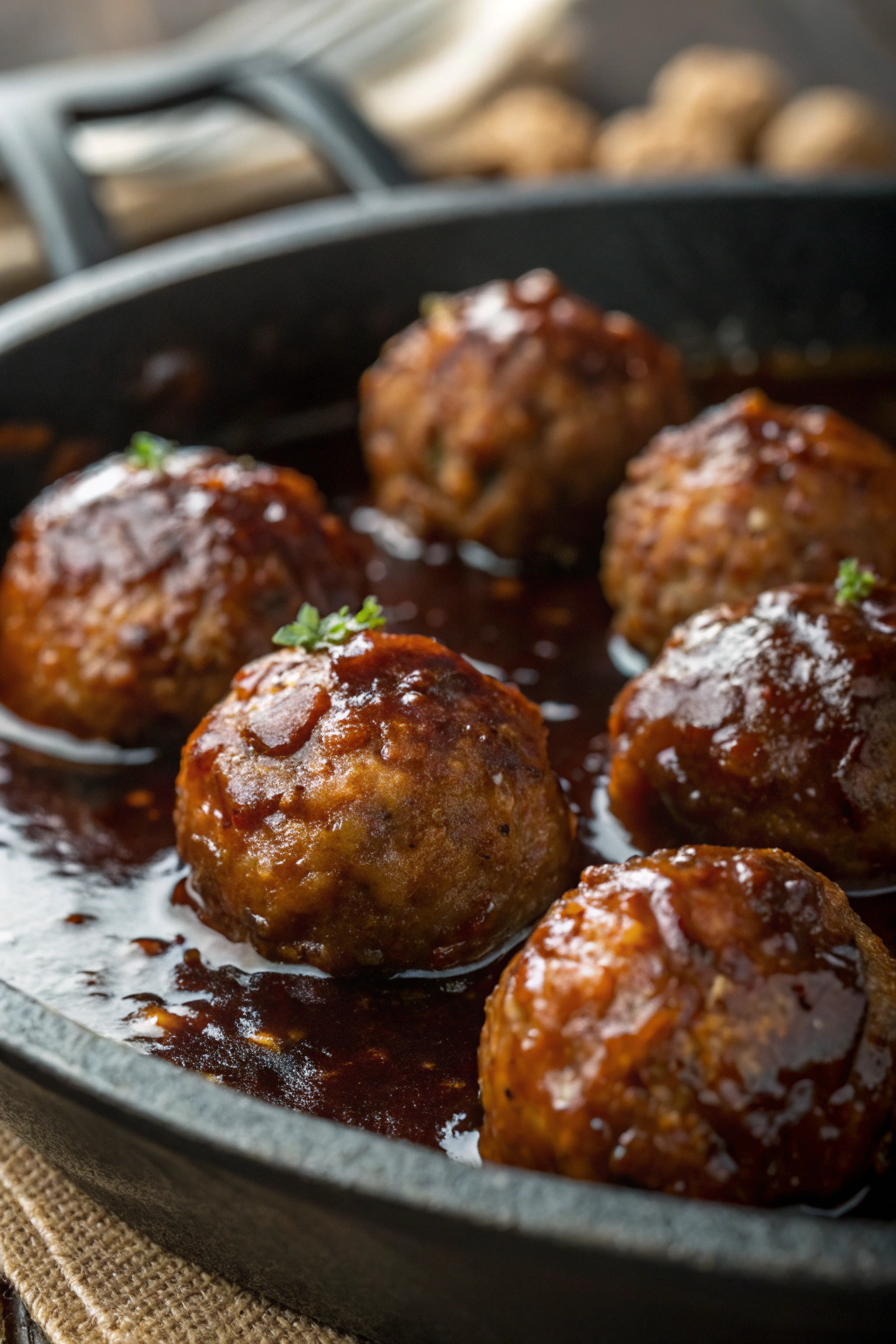 Honey BBQ Crockpot Meatballs Recipe