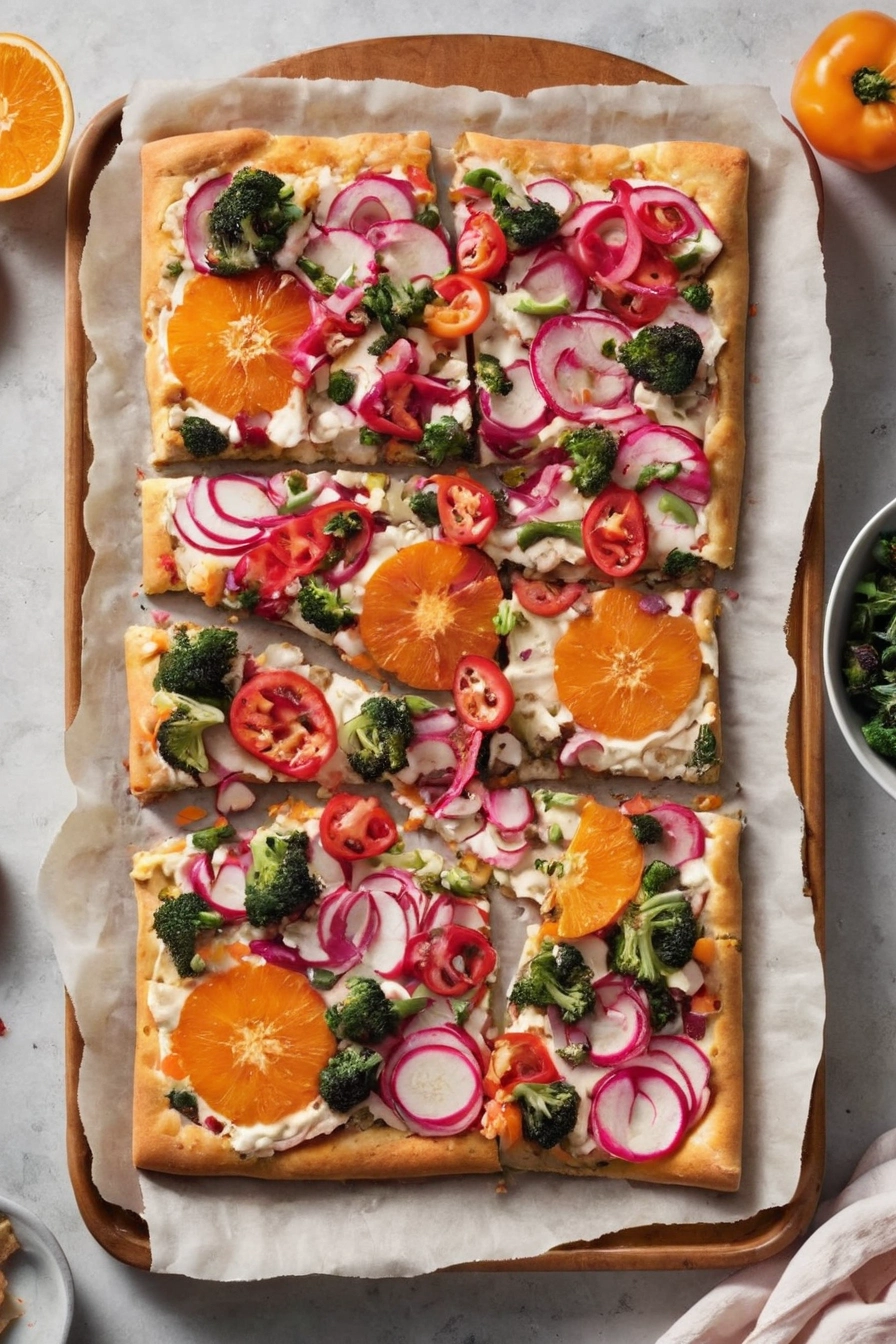 How to Make Crescent Roll Veggie Pizza