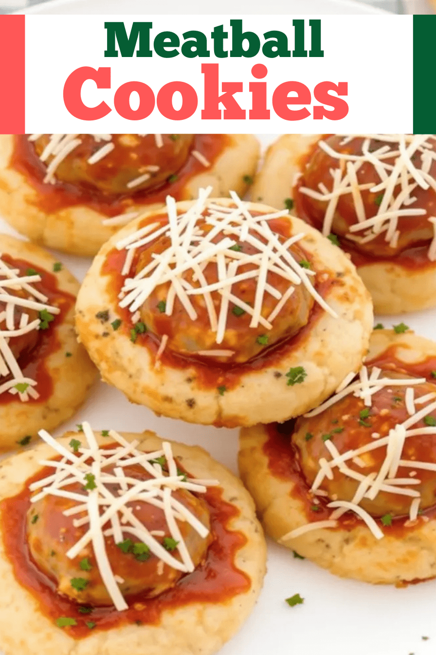 Meatball Cookies Recipe pinterest