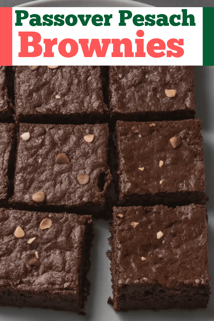 Passover Pesach Brownies Recipe pinterest
