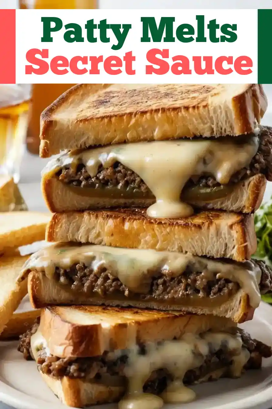 Patty Melts With Secret Sauce Recipe pinterest