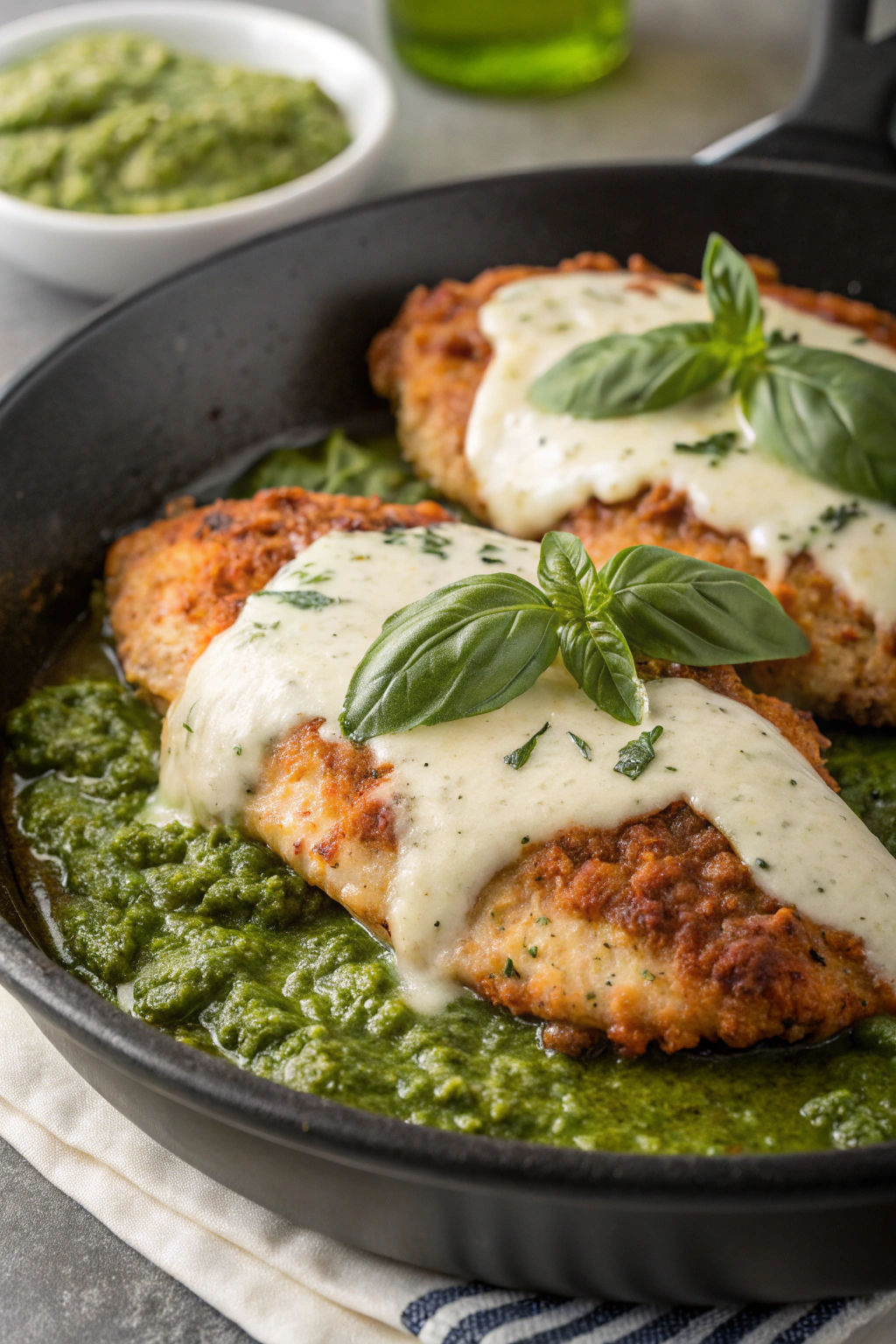 Pesto Chicken Parmesan Recipe