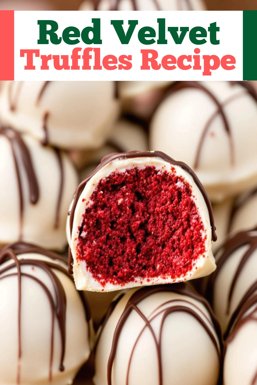 Red Velvet Truffles Recipe pinterest