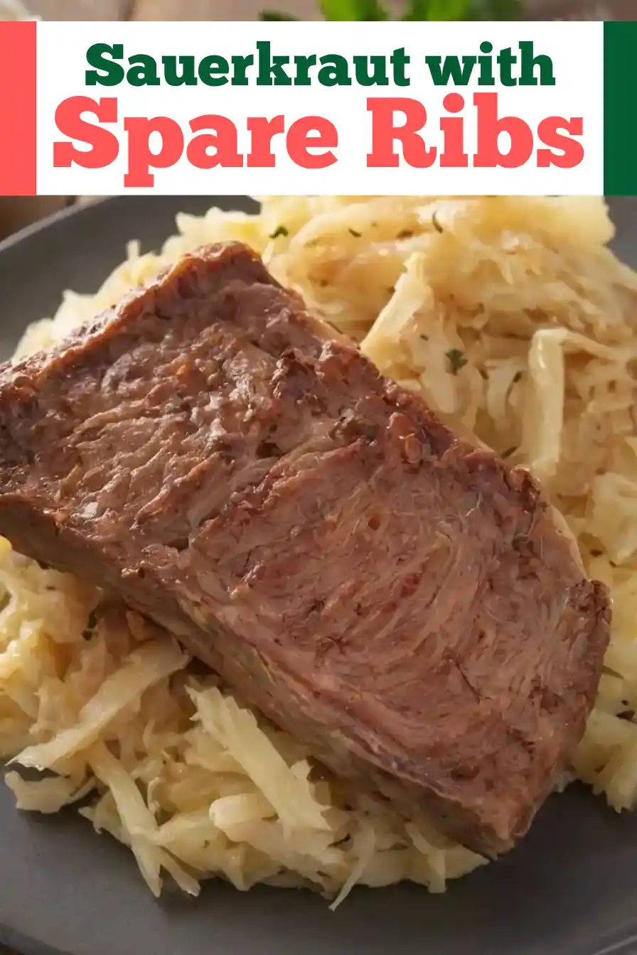 Sauerkraut with Spare Ribs Recipe pinterest