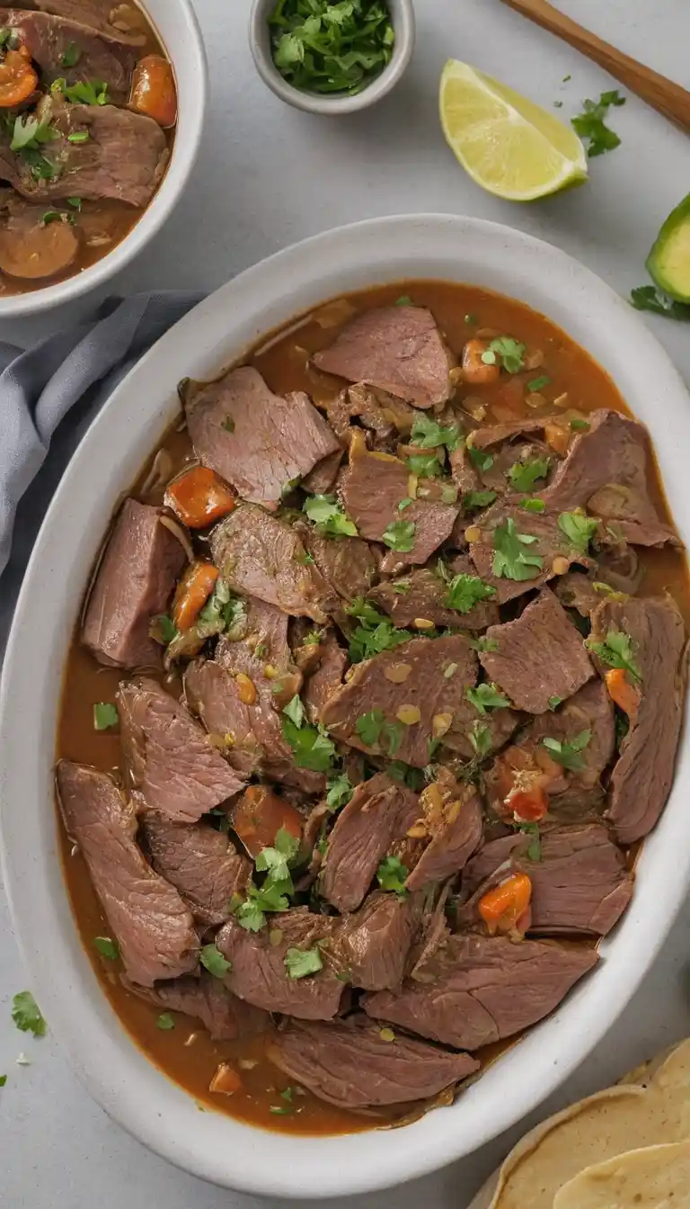 Slow Cooker Lengua (Beef Tongue) Recipe
