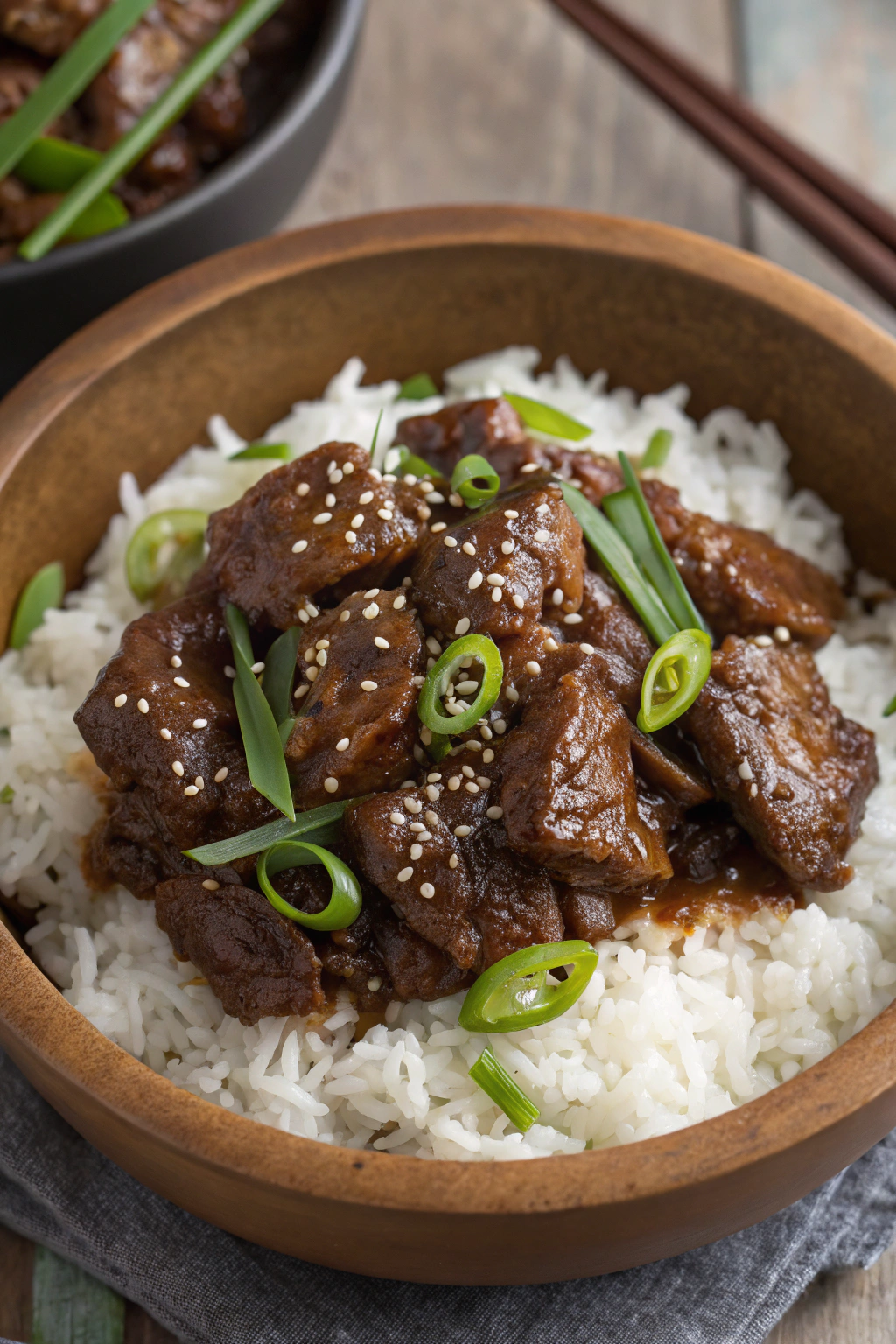 Slow Cooker Mongolian Beef Recipe