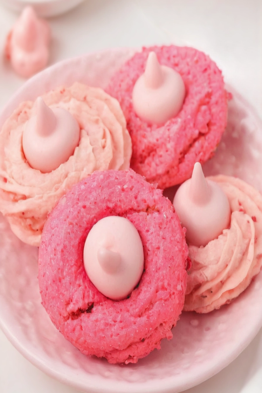 Strawberry Kiss Cookies Recipe