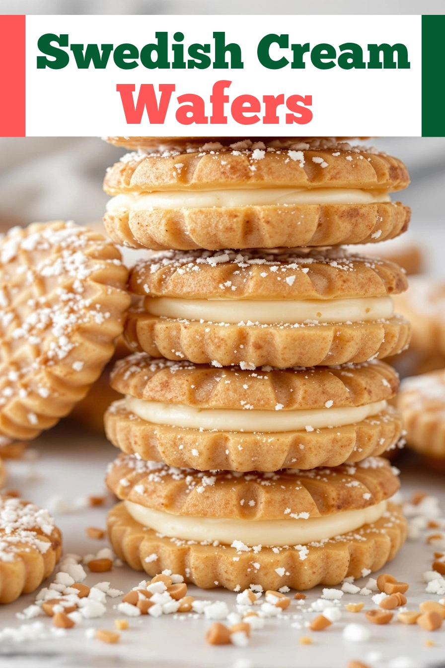 Swedish Cream Wafers Recipe pinterest