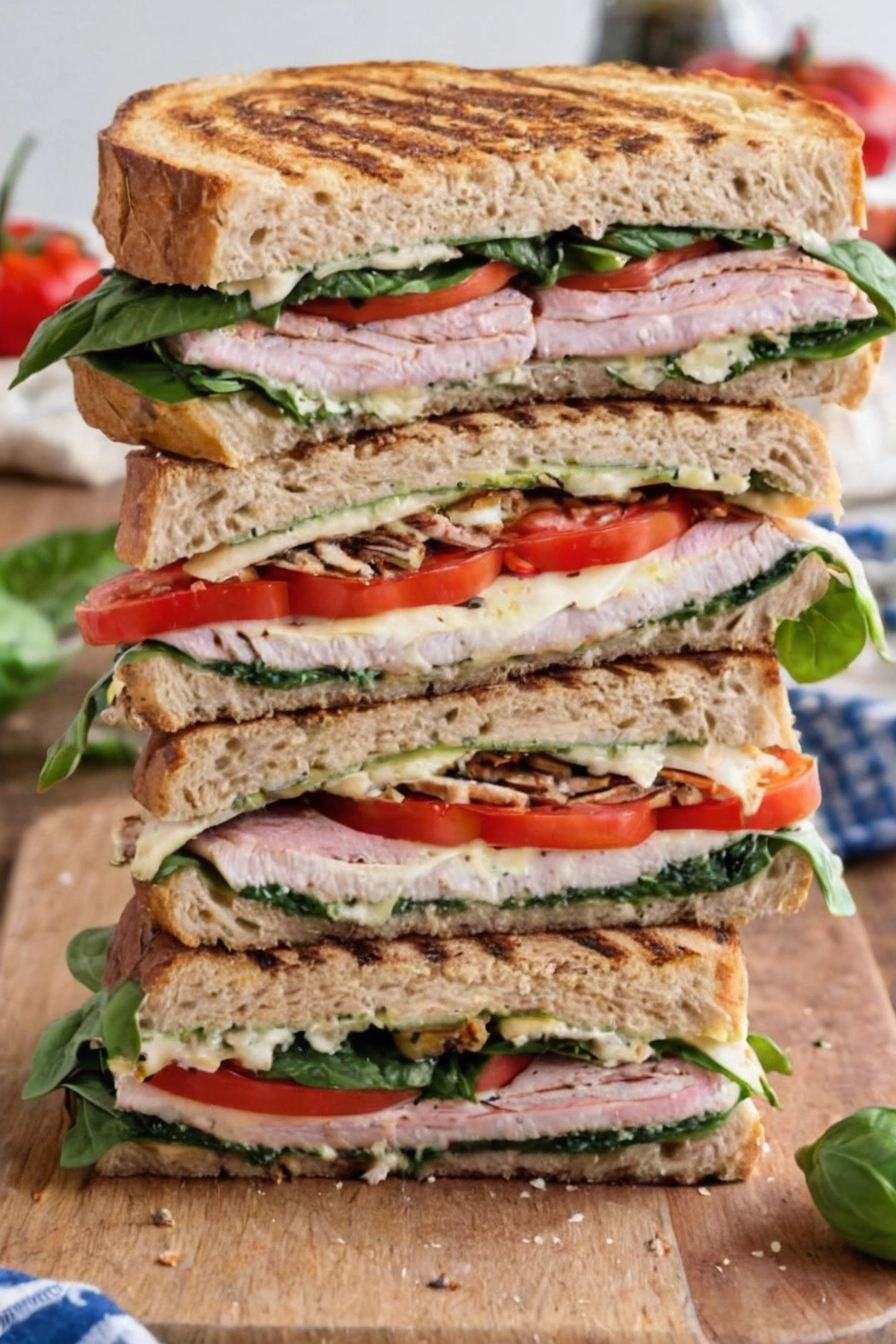 Turkey Basil Pesto Panini Recipe