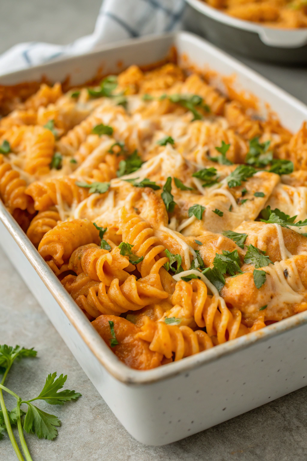Buffalo Chicken Pasta Bake Recipe