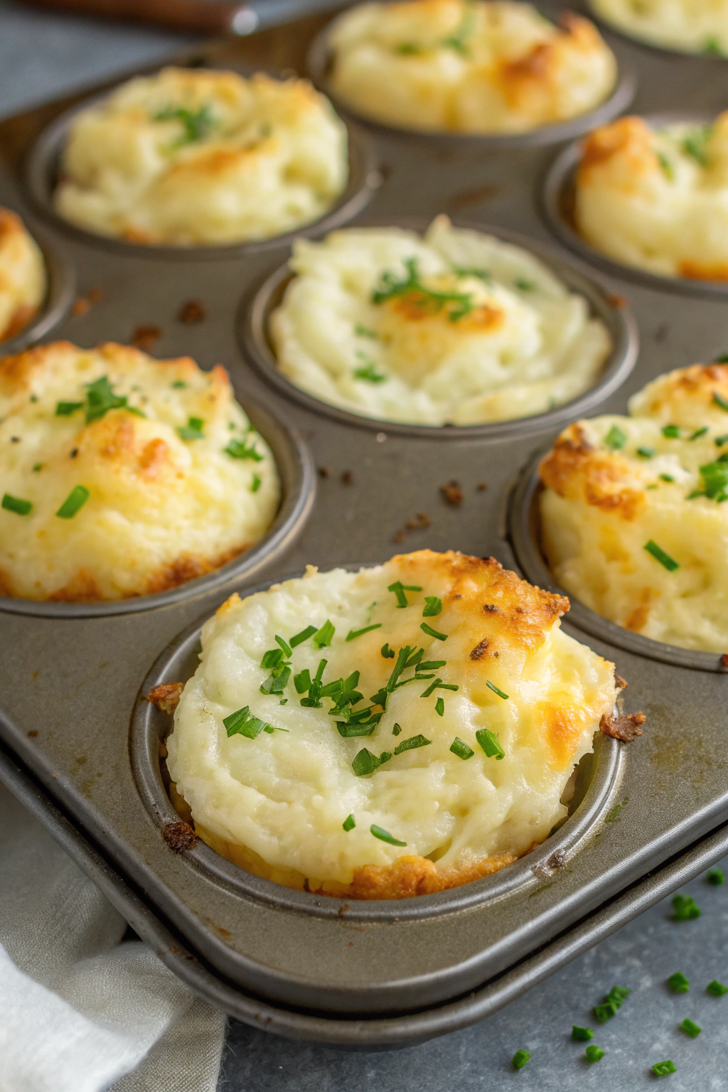 Cheesy Mashed Potato Puffs Recipe