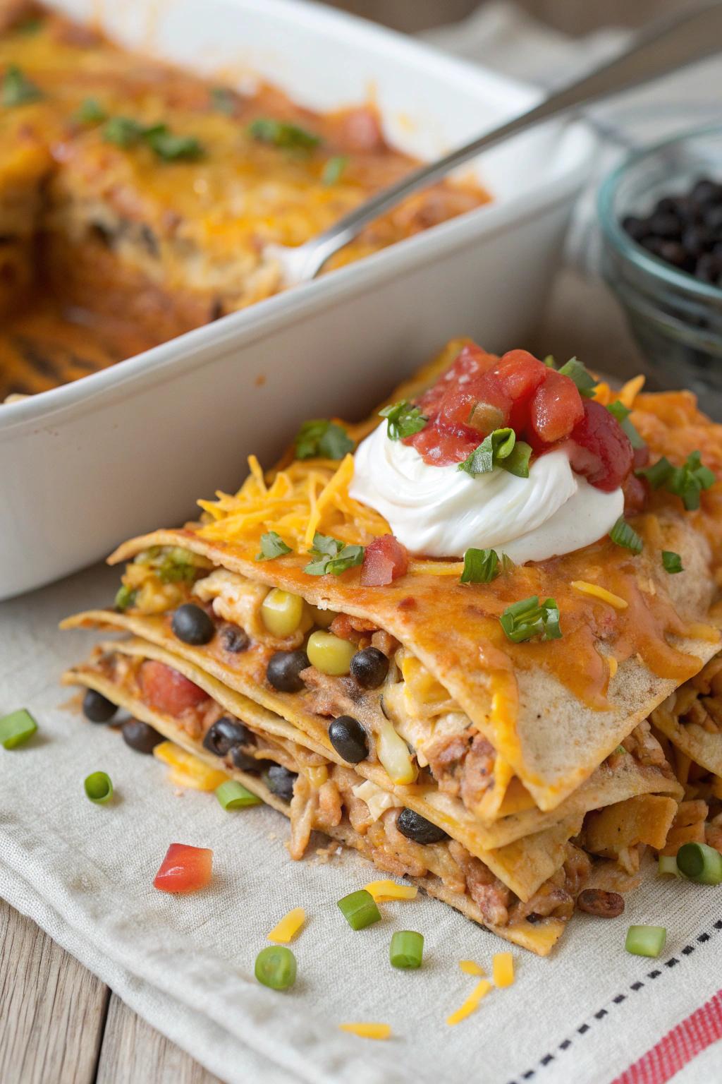 Chicken Taco Casserole Recipe